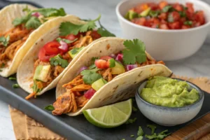 Chicken Tacos with Shredded Rotisserie Chicken