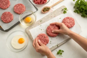 Can you use egg whites in burgers?