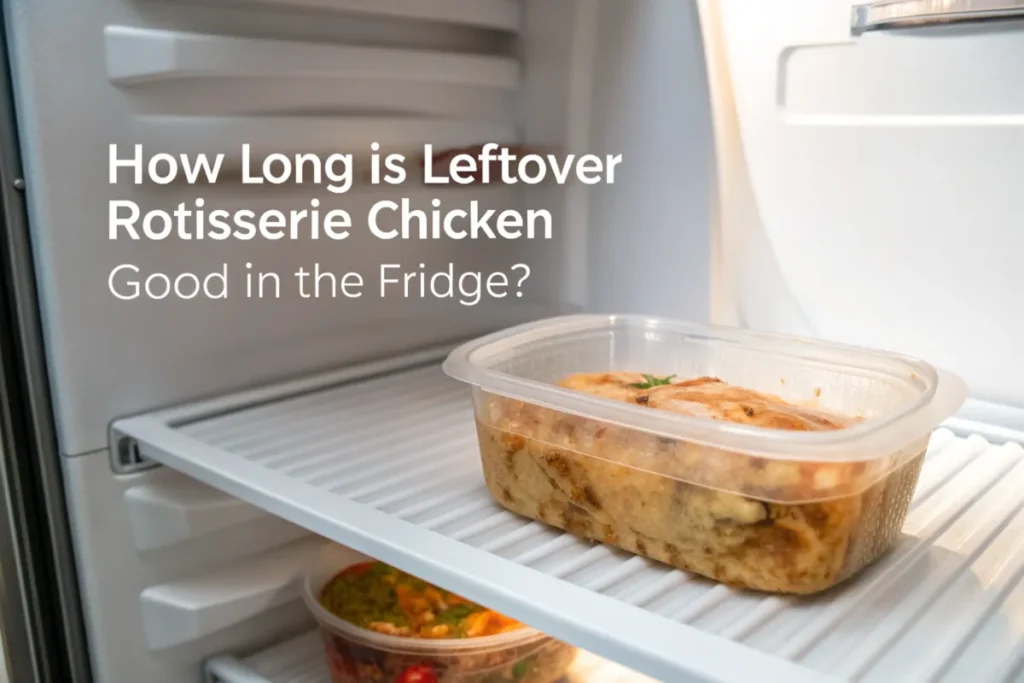 How long is leftover rotisserie chicken good in the fridge?