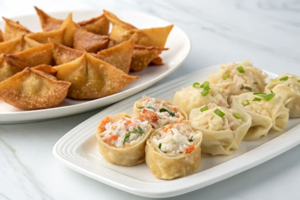 What's the Difference Between Crab Rangoon and Crab Wonton?