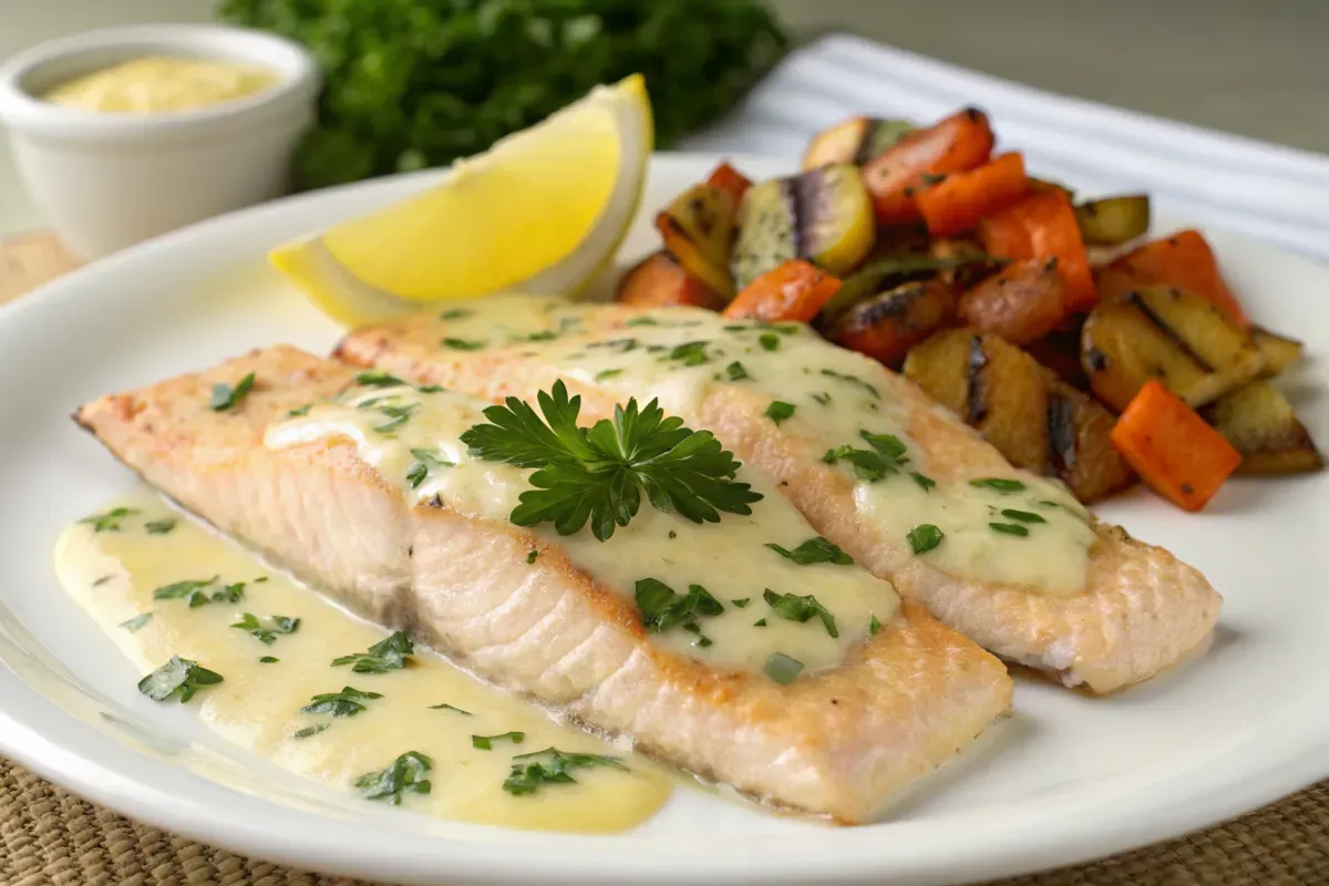 Steelhead Trout Recipes Grilled steelhead trout with lemon and fresh herbs