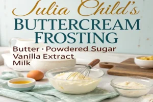 Incorporating butter into whipped meringue to make julia child buttercream recipe, with a soft and smooth texture. 