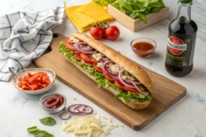  Jersey Mike's Sub with Mike's Way Items on Display. What's in Mike's Way