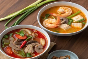 What is the difference between Tom Yum and Sinigang?