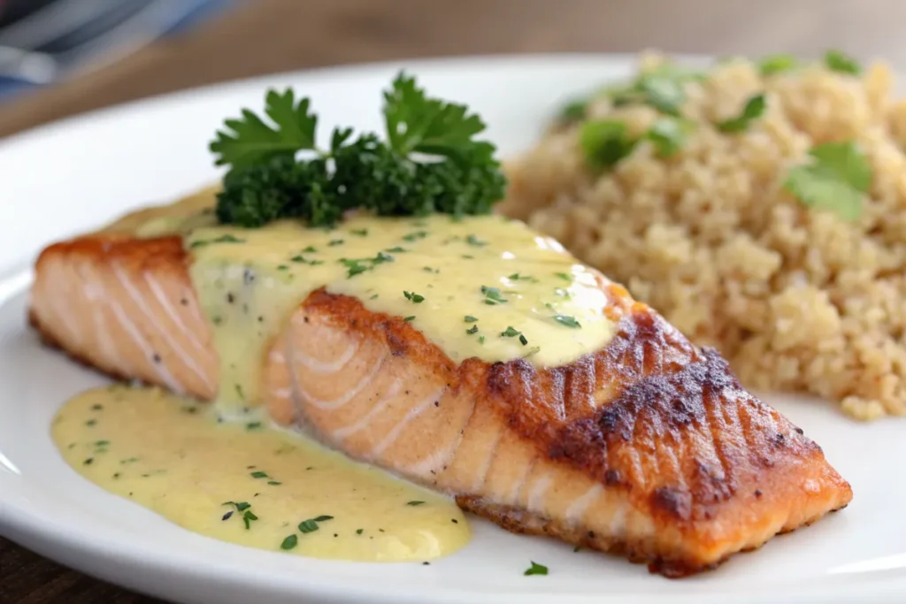 What mixes well with salmon?