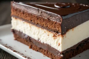 Why do they call it tuxedo cake close-up view